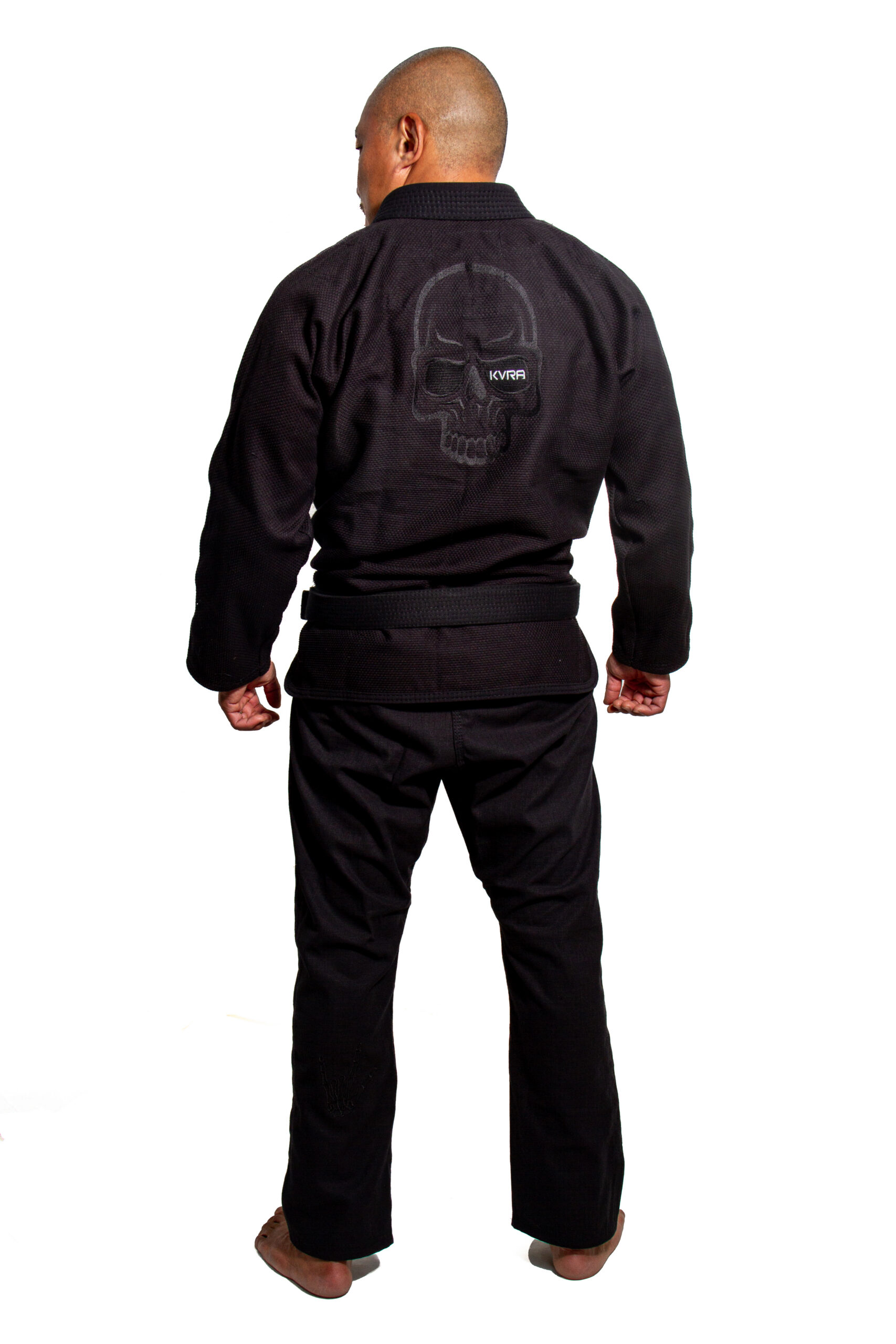 Kimono de Jiu-Jitsu KVRA BLACK EDITION Negro - Imagen 4