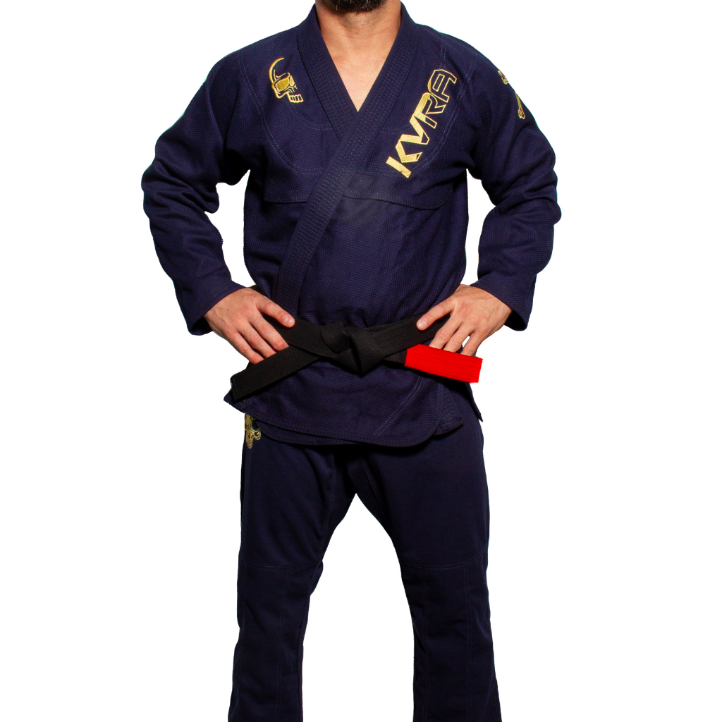 'Gold arte' Kimono - Navy - Imagen 6