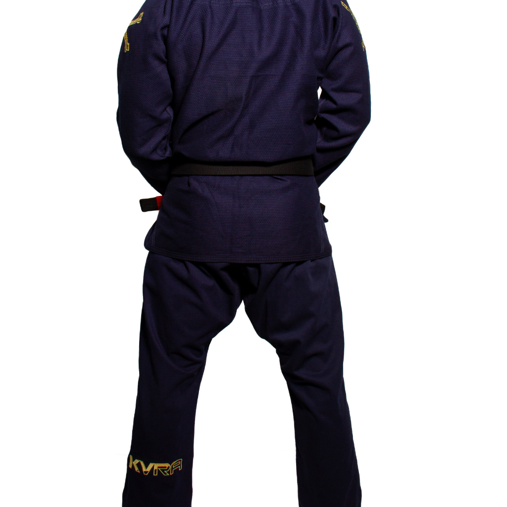 'Gold arte' Kimono - Navy - Imagen 5