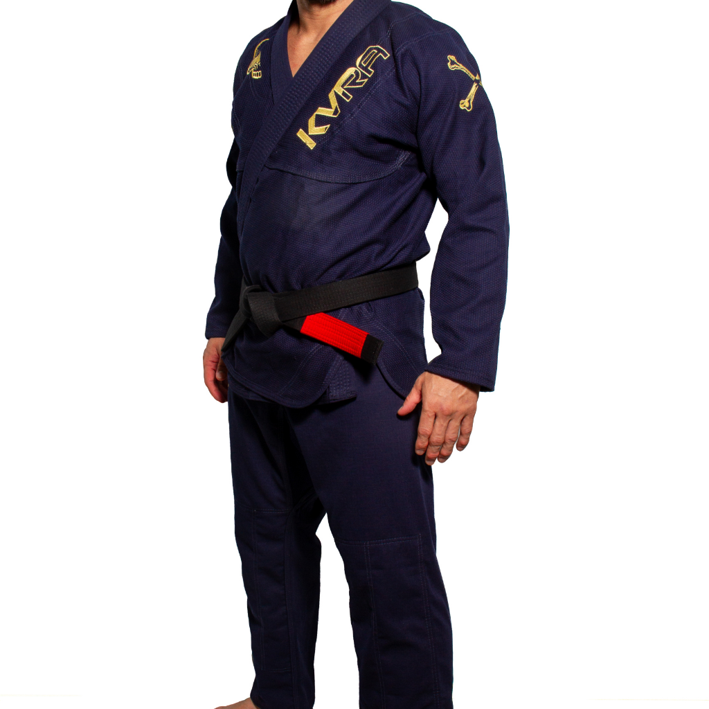 'Gold arte' Kimono - Navy - Imagen 4
