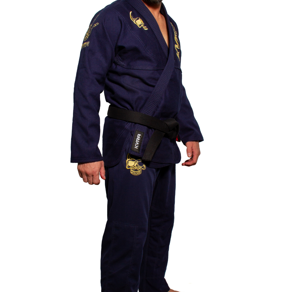 'Gold arte' Kimono - Navy - Imagen 3