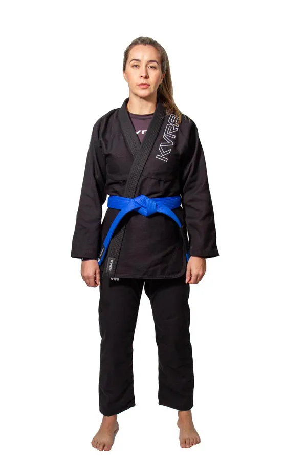 Kimono de Jiu Jitsu Feminino KVRA Lovely Preto - Imagen 7
